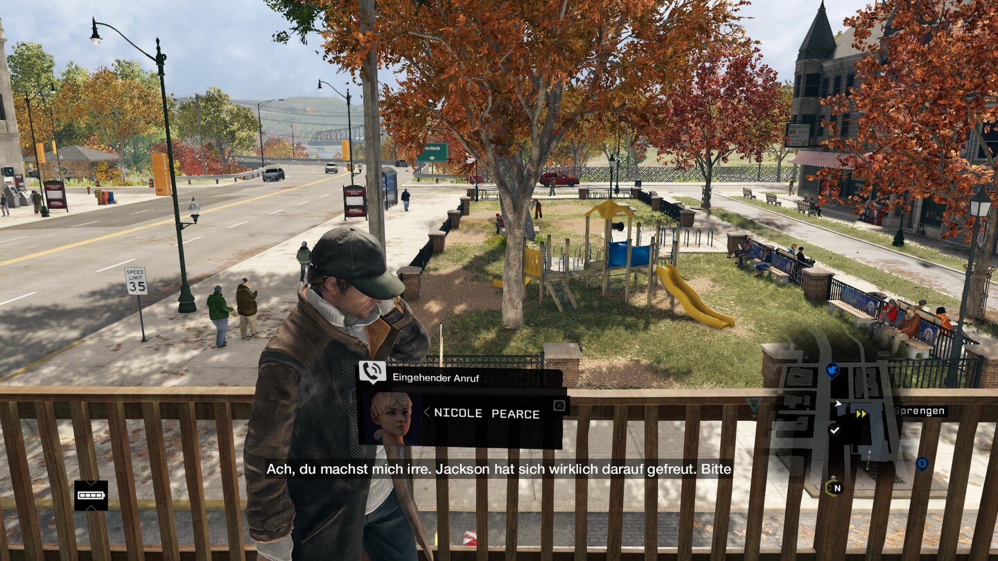 Die Dialoge sind wie vieles in Watch Dogs von wechselhafter Qualität. In diesem Falle mal sehr gut, mal überaus durchschnittlich.