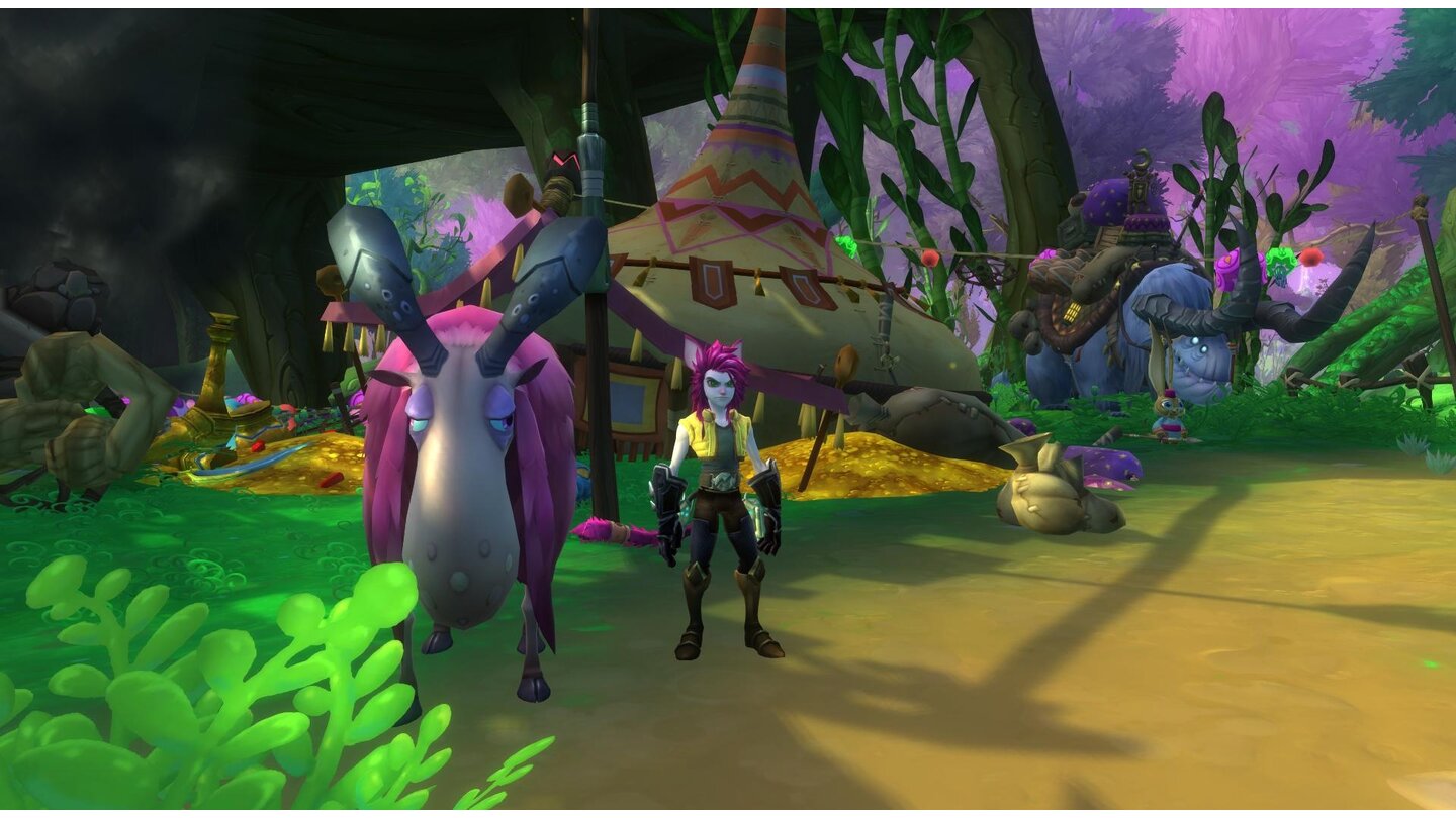 WildstarHaben wir schon erwähnt, das Wildstar sehr bunt ist?