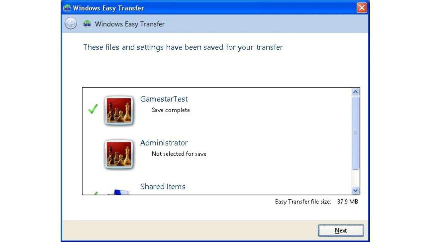 Fertige Sicherung Ihrer Dateien