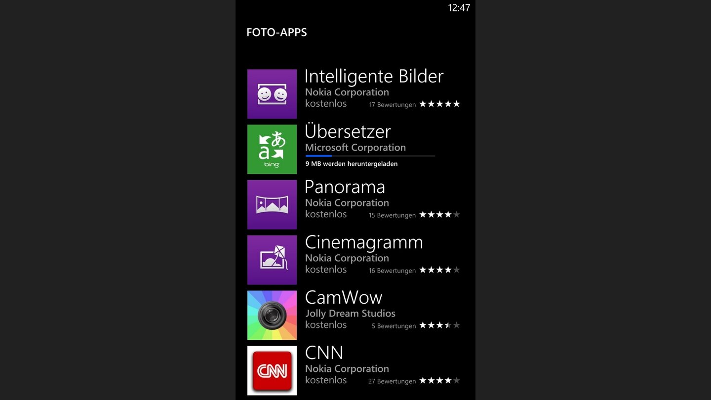 Windows Phone 8 auf Nokia Lumia 920