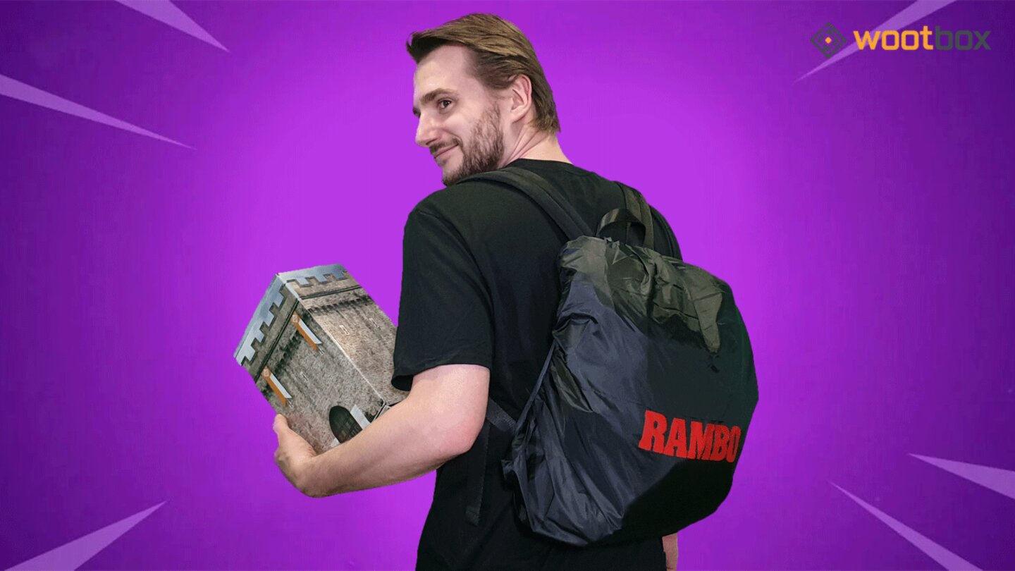 Wootbox Battle - Rambo Rucksack Schutz