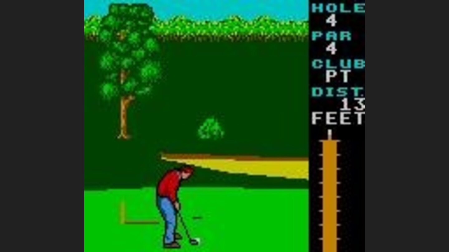 13 foot putt attempt