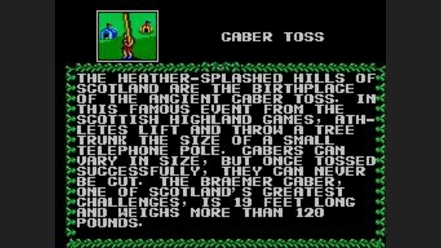 Caber Toss History