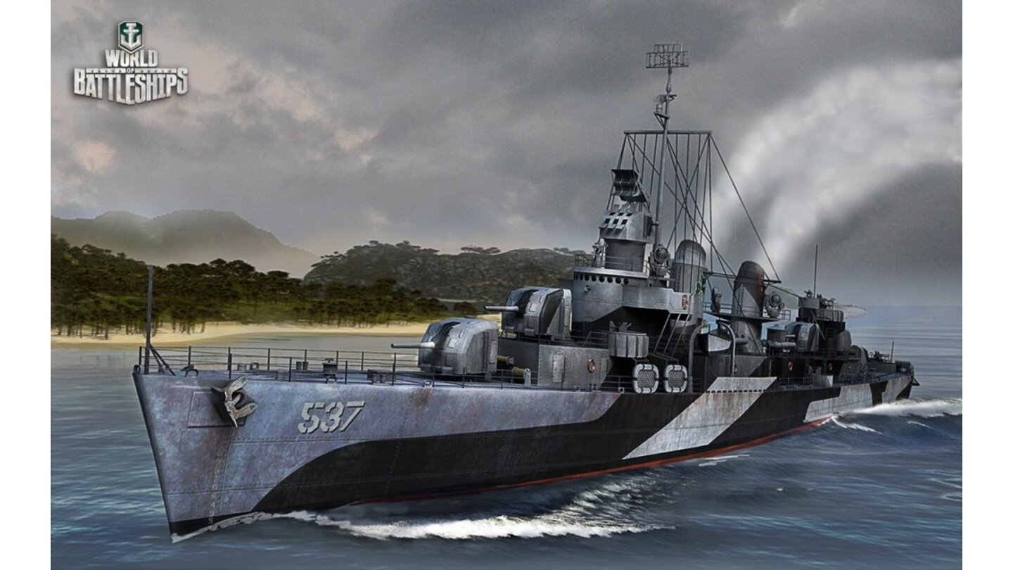 World of Warships - Artworks und Konzeptzeichnungen