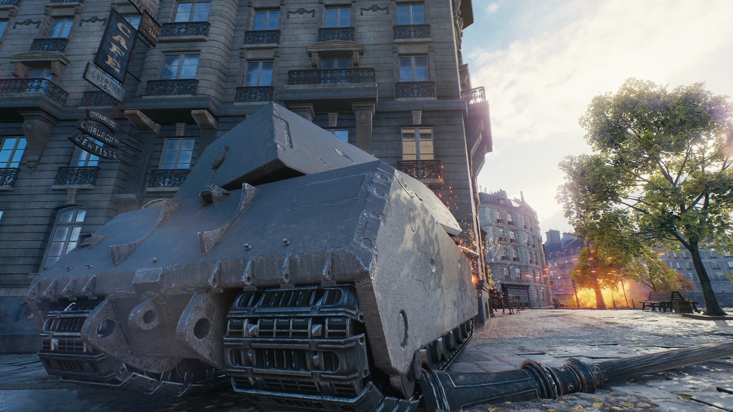 World of Tanks 1.0Hier kommt die Maus: Mit der richtigen Panzerstellung wird die eh schon dick gepanzerte Maus nahezu undurchdringlich.