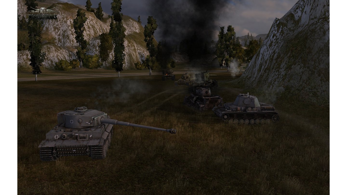 World of TanksScreenshots zum Open-Beta-Start des Panzer-Onlinespiels.
