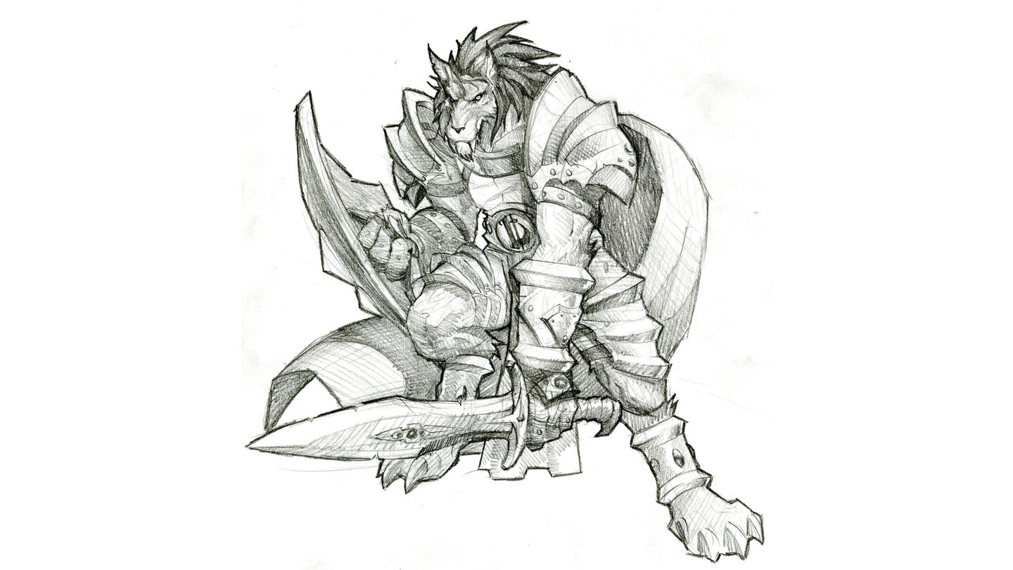 World of Warcraft: Cataclysm - Worgen Warrior