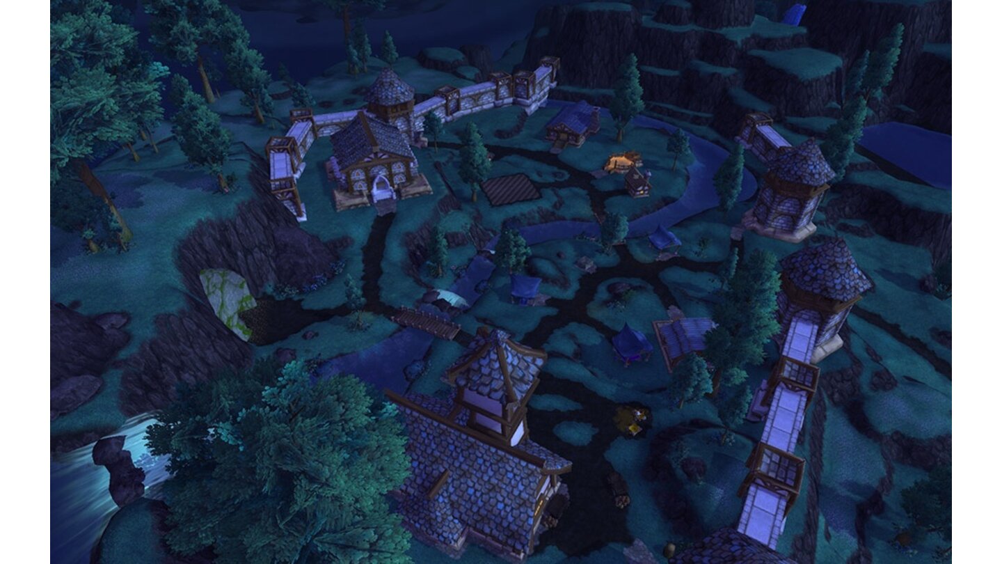 World of Warcraft: Warlords of Draenor - Housing...danach müssen die Starthäuschen aufgestellt und die ersten Berufsgebäude errichtet werden, die speziell ausgebildete Anhänger und Missionen freischalten.