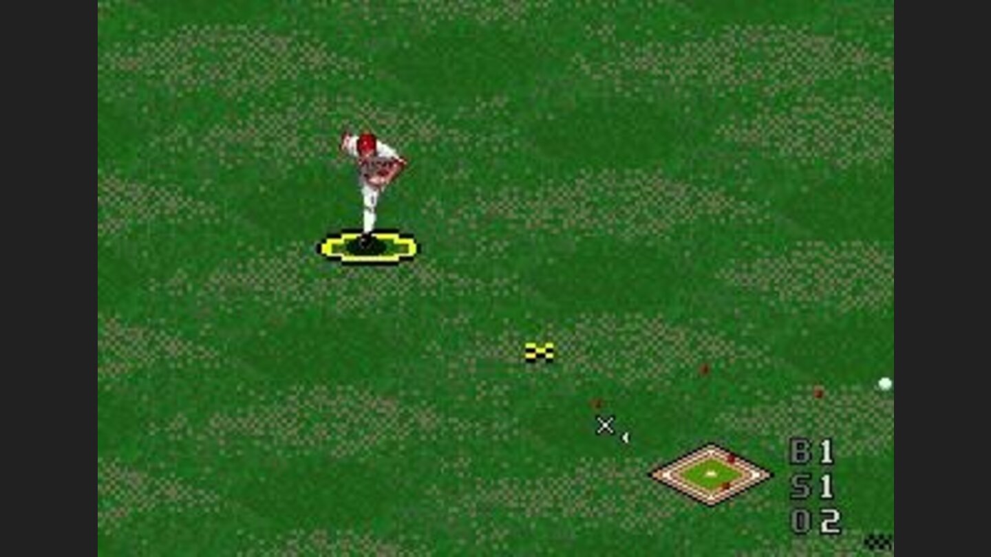 One of the 32X features is this crazy zoom for some outfield plays.