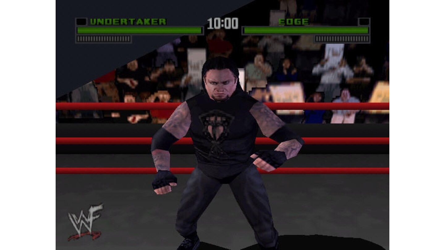 Close up of the DeadMan before the fight