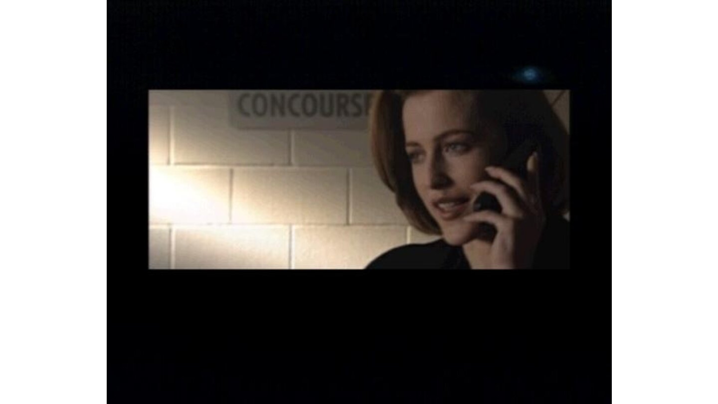 And while Moulder is on front lines of solving a case, Scully is talking to him at safe distance.