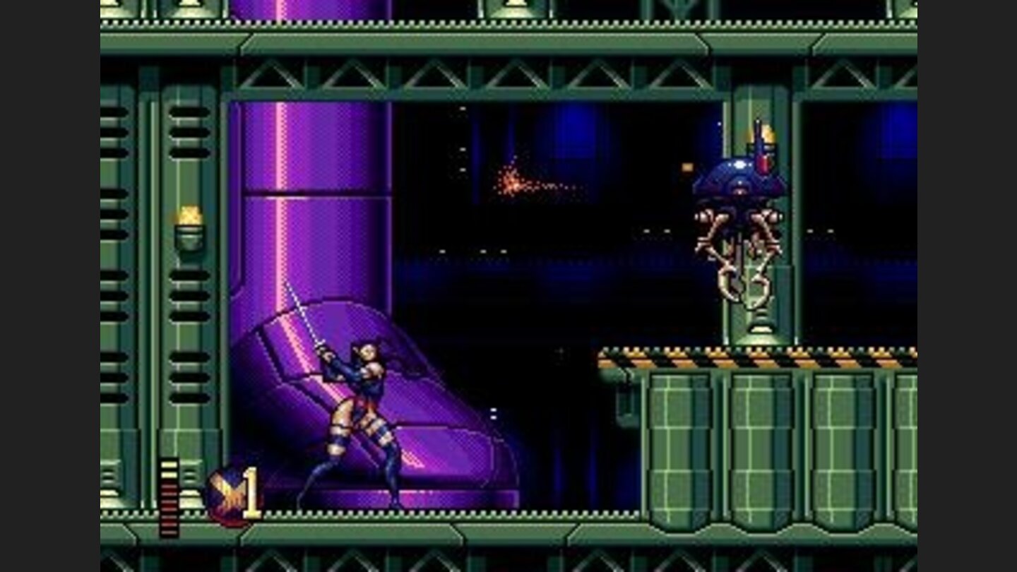 Psylocke at the Sentinel Factory