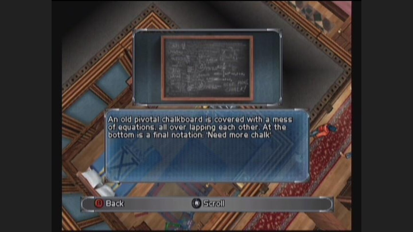 Nice touch in Beasts room