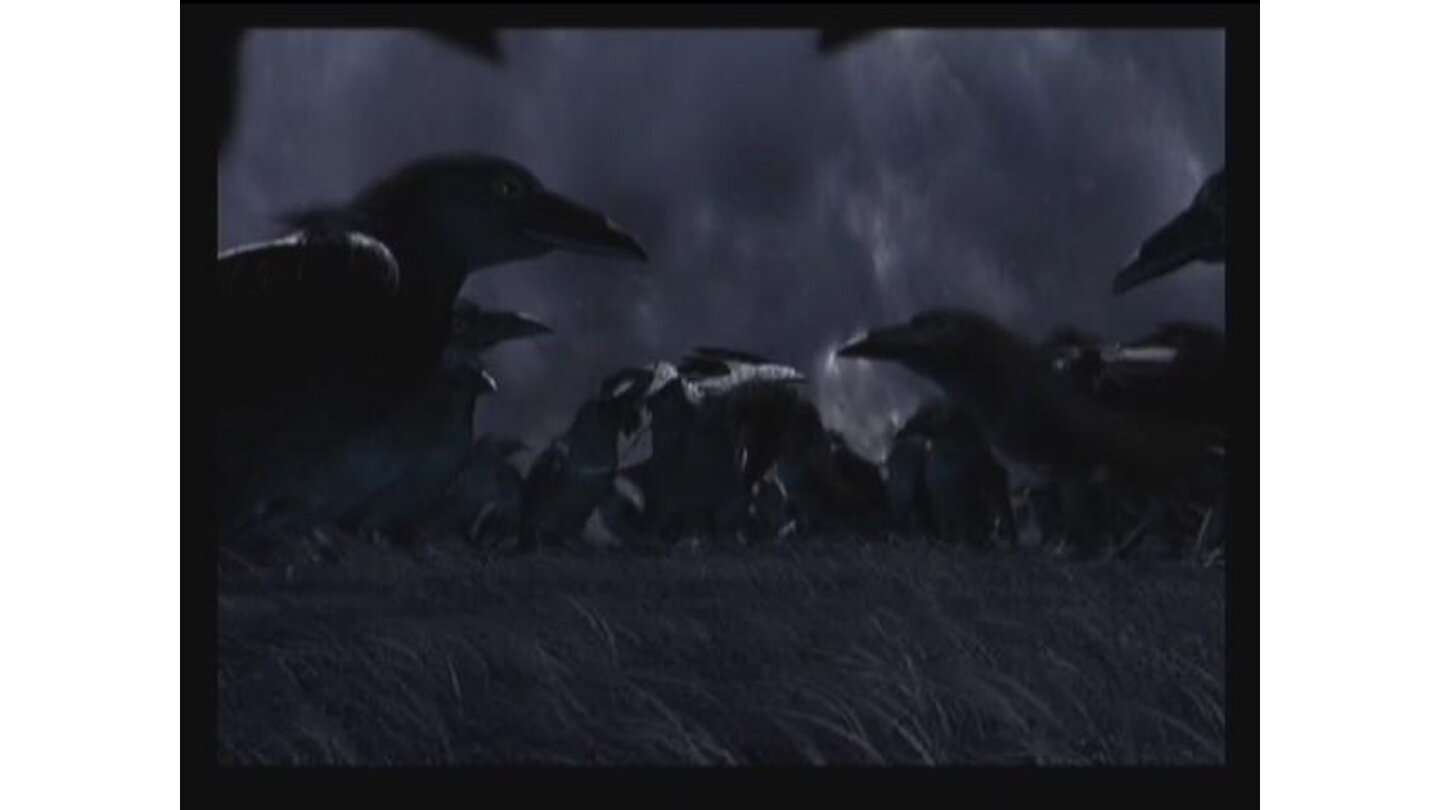 Shot from Raven's logo movie