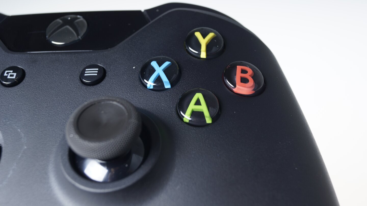 Nahansicht des Xbox One Controllers