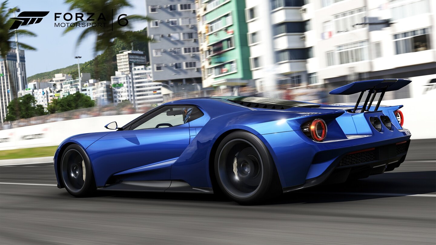 Forza Motorsport 6
Mit dem modernen Ford GT ordentlich Gas geben: Das Edel-Rennspiel Forza Motorsport 6 beinhaltet über 450 Forza-Vista-Fahrzeuge und 26 Strecken in 100 Variationen.