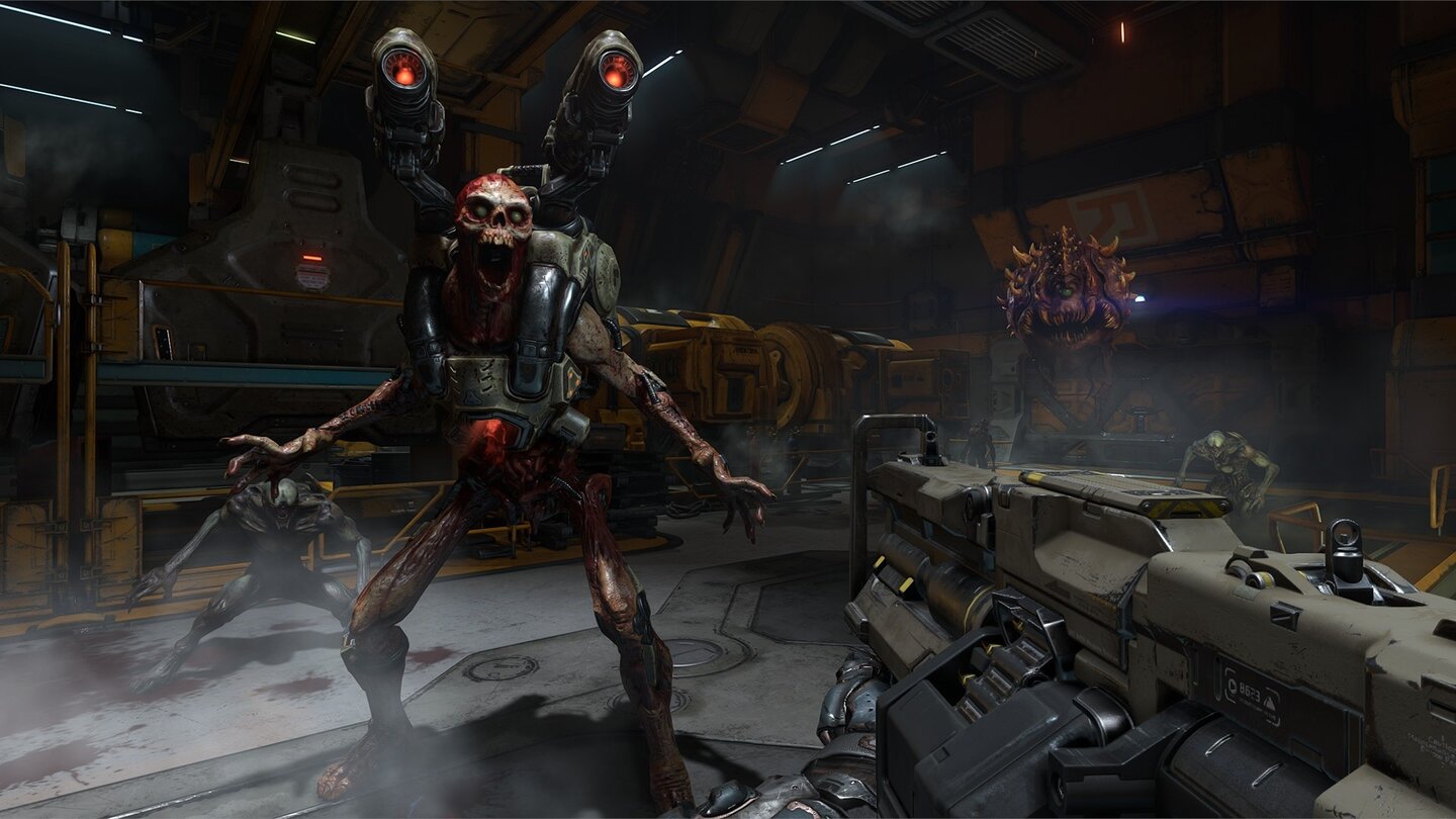 Doom
Schnell, brutal und total verrückt: Doom schickt sich 2016 an, das Shooter-Genre ein weiteres Mal zu revolutionieren. Der große Name verpflichtet schließlich.