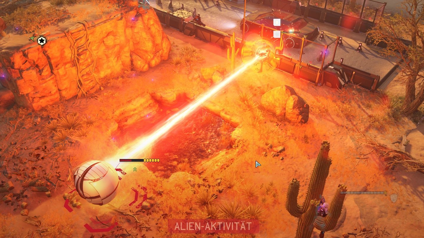 XCOM 2Der Torwächter gehört zu den fiesesten Gegnern und hat einen mächtigen Laser auf Lager.