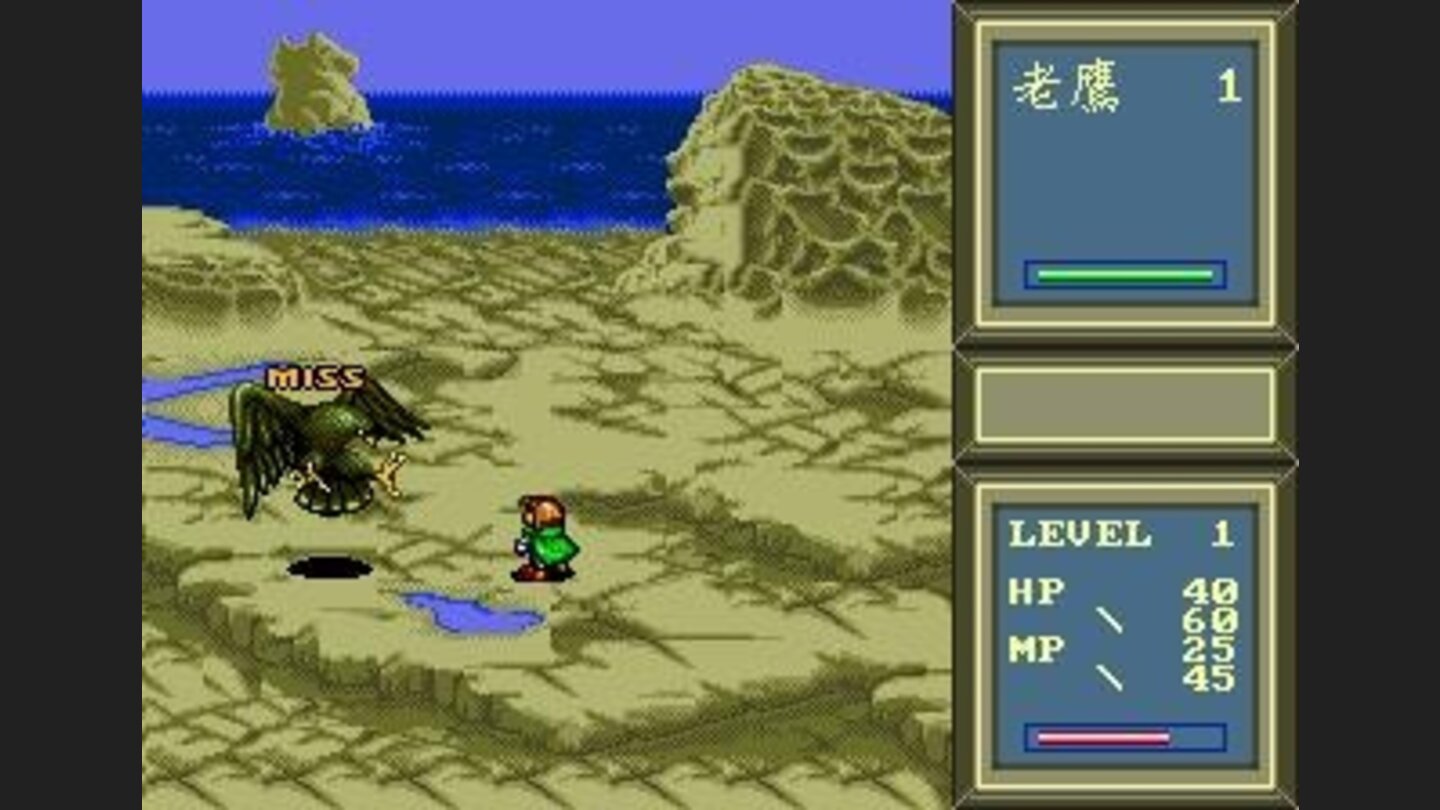 Battle in a rocky area