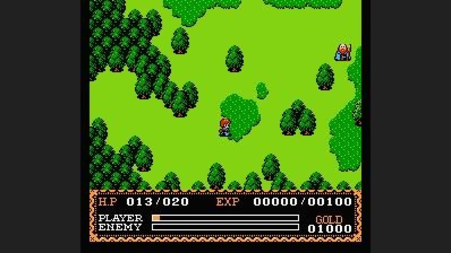 Meeting an old guy in a hideout