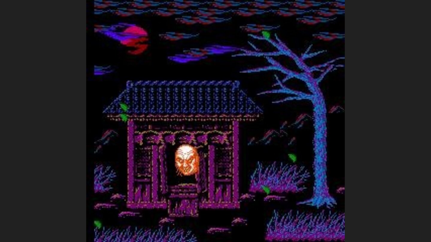 A disembodied head awakes from the temple