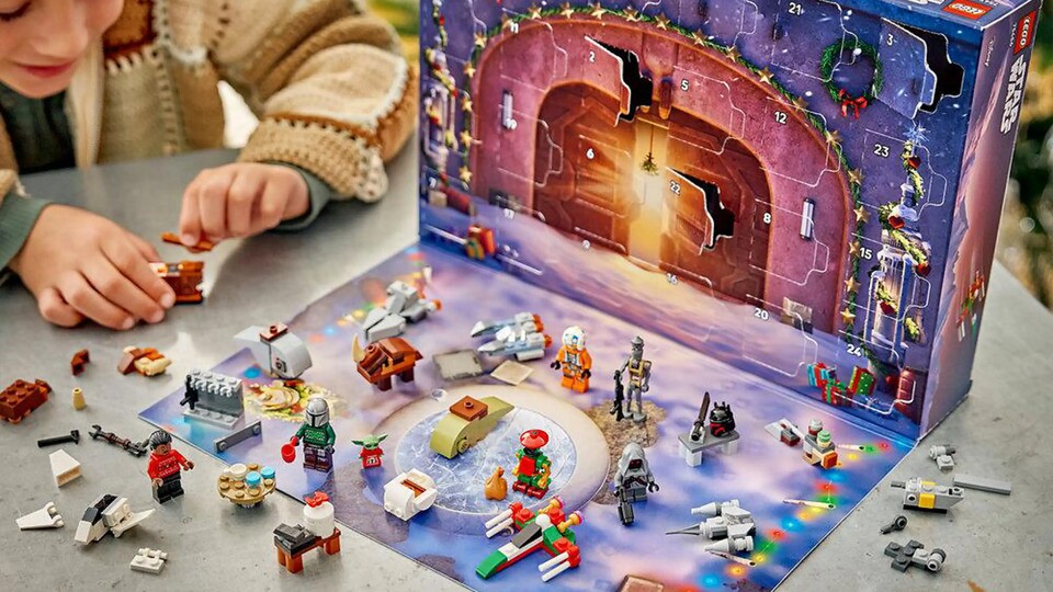 24 Türchen später habt ihr eine wundervolle Spielwelt und könnt Szenen aus »The Mandalorian« nachstellen!