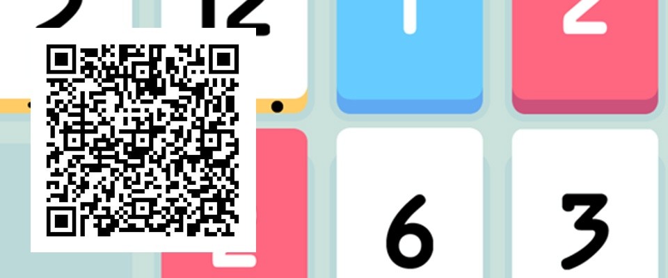 Den QR-Code links benutzen, um das Spiel direkt mit dem Smartphone herunterzuladen.
