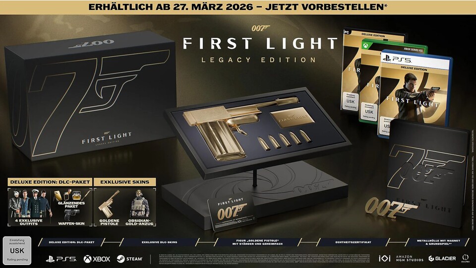 007 First Light: Die goldene Pistole ist fraglos das Highlight der Collectors Edition.