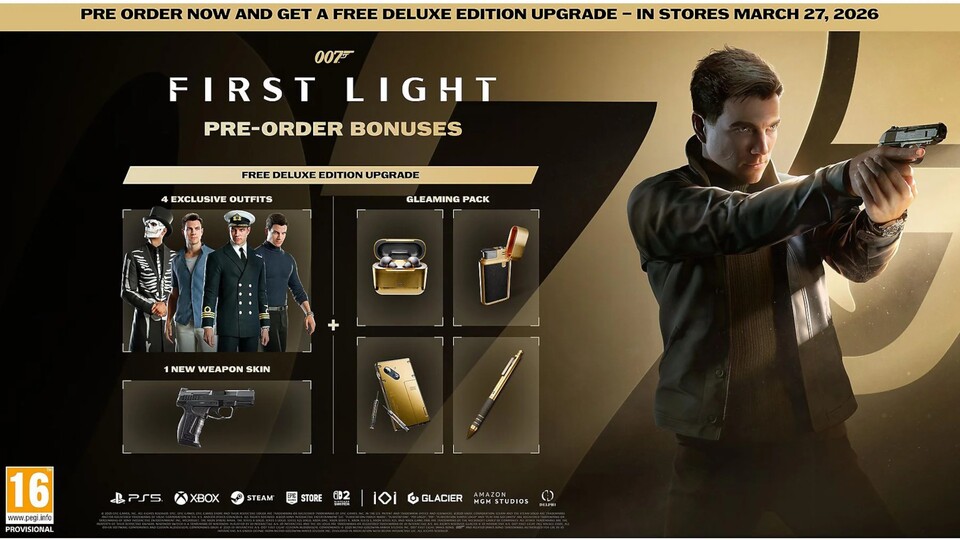 007 First Light: Als Vorbesteller-Bonus gibt es alle Inhalte der Deluxe Edition.