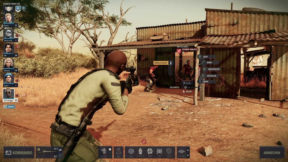 In den rundenbasierten Gefechten habt ihr jede Menge taktische Optionen.