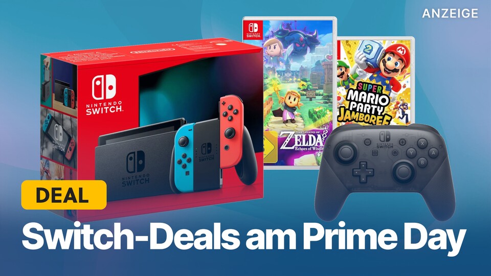 Auch am zweiten Amazon Prime Day 2024 wird es wohl wieder einige günstige Switch-Deals geben. Gut möglich, dass das neue Zelda-Spiel dabei ist.