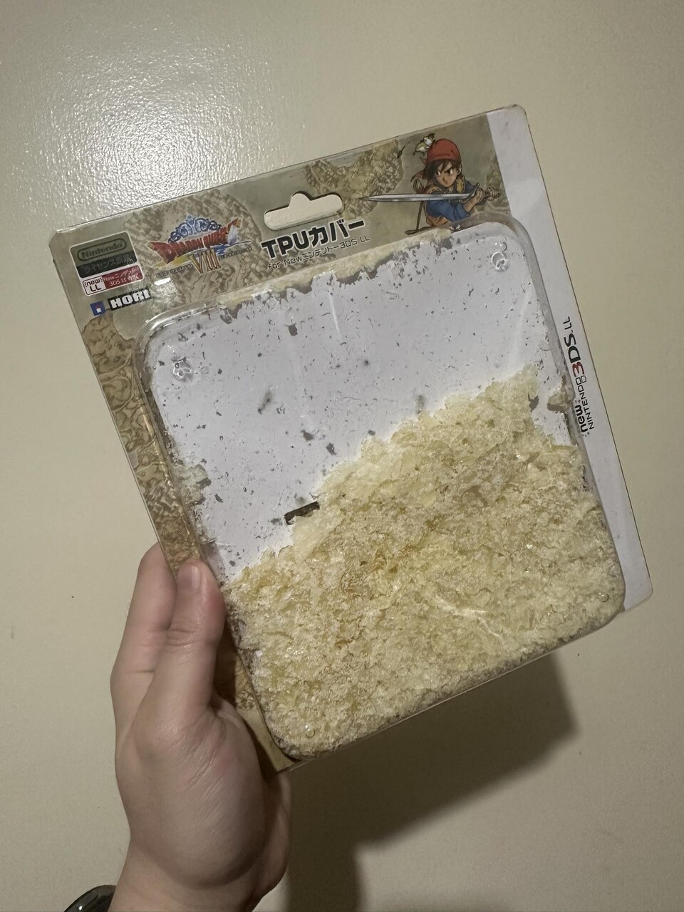 3DS XL-Case hat sich aufgelöst (Bild: Facebook https:www.facebook.comphoto?fbid=10240098766027136, via Nintendo Soup)