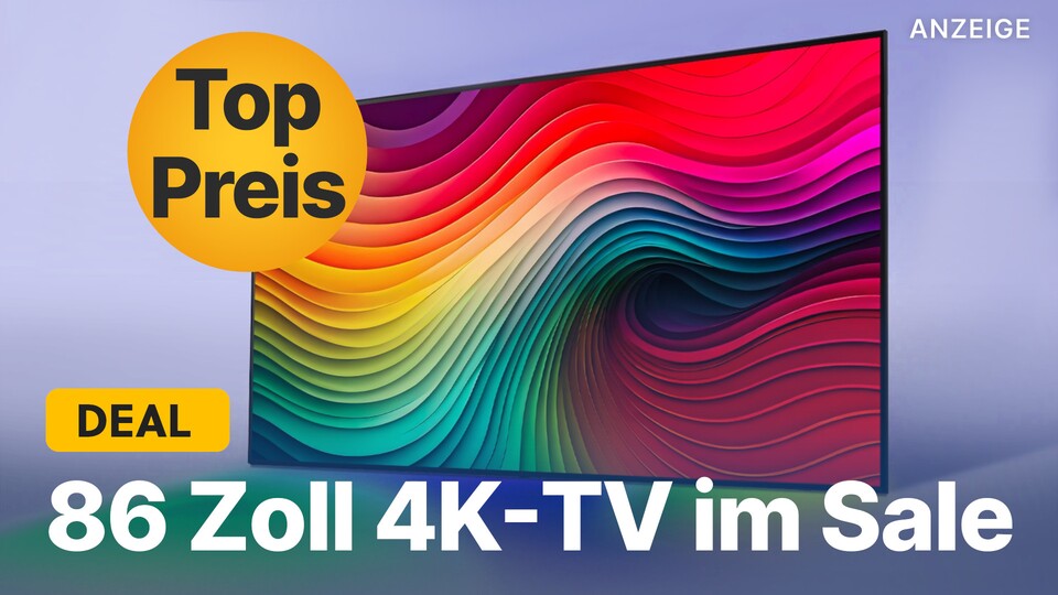 Wer einen richtig großen 4K-Fernseher zum kleinen Preis kaufen und trotzdem gute Qualität bekommen will, findet bei Amazon jetzt das passende Angebot.