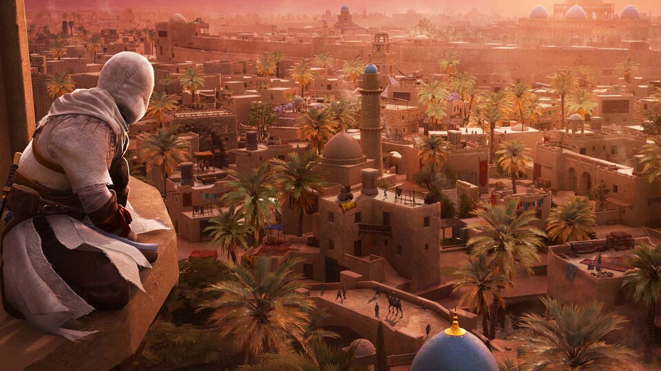 Bagdad mag nicht so groß sein wie andere Open Worlds in Assassins Creed-Spielen, ist aber sehr stimmungsvoll umgesetzt.
