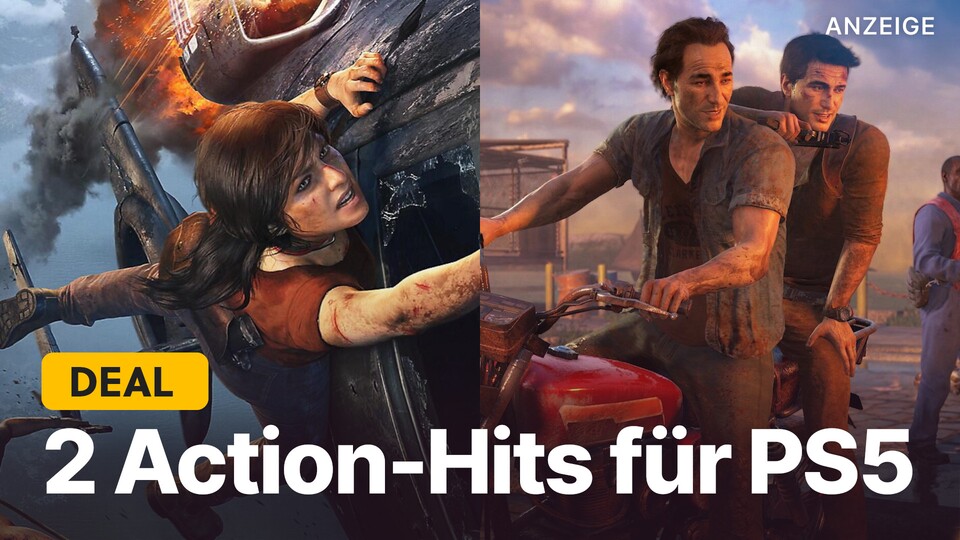 Diese beiden Action-Hits solltet ihr nicht verpassen: Die Uncharted Legacy of Thieves Collection für PS5 gibt es jetzt bei Amazon im Angebot.