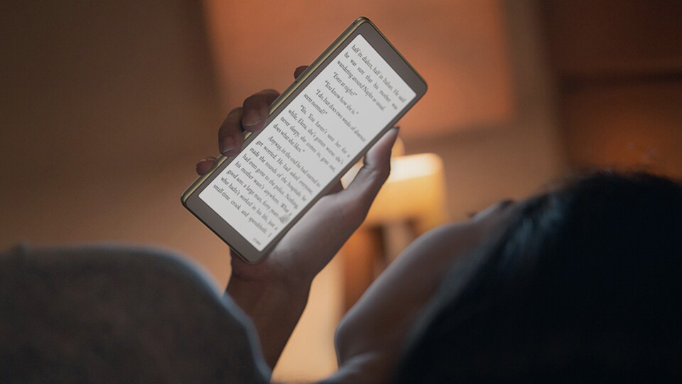 Mit diesem E-Reader könnt ihr Bücher auch nur mit einer Hand lesen.