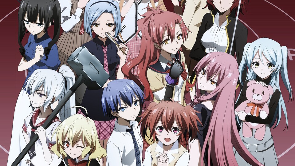 Die Schwarze Klasse von Akuma no Riddle. (Bild: © Chrunchyroll)