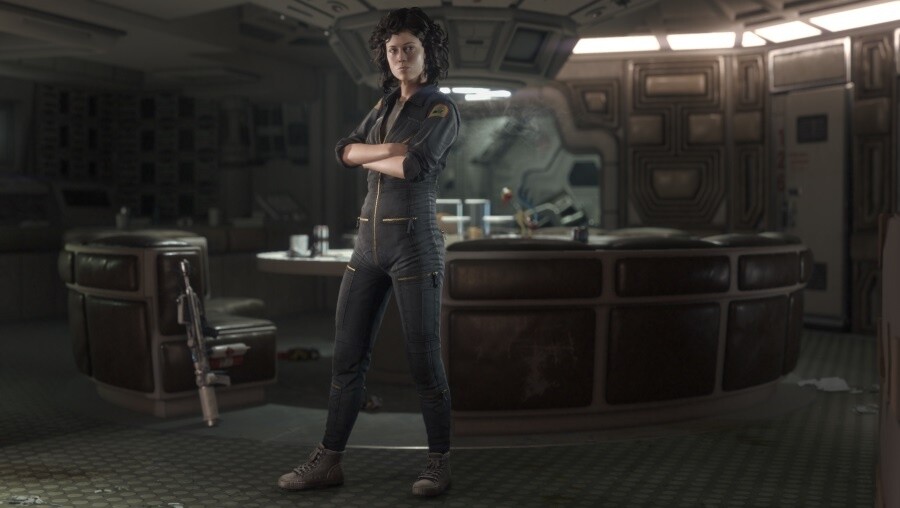 Beim Vorbesteller-DLC für Alien: Isolation ist unter anderem die 1979 von Sigourney Weaver verkörperte Ellen Ripley spielbar.