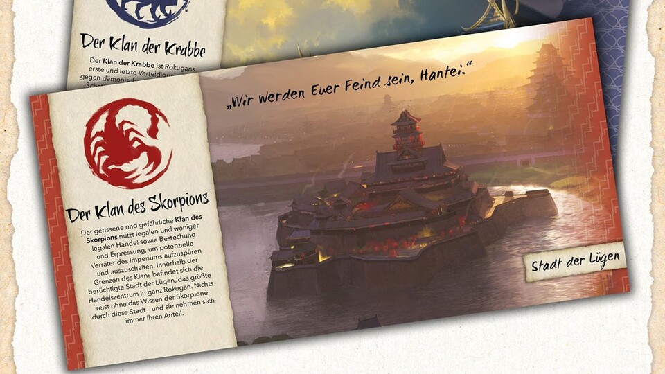 Jeder spielbare Klan wird im Brettspiel etwas näher beschrieben.