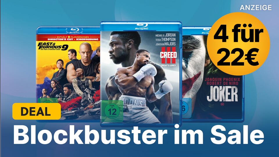 Bei Amazon könnt ihr jetzt große Blockbuster günstig auf Blu-ray abstauben.