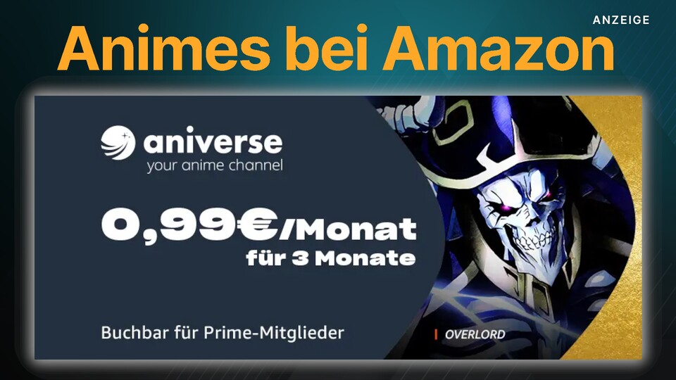 Bei Amazon Prime Video könnt ihr den Aniverse Channel jetzt für 0,99€ im Monat abonnieren und jede Menge Animes schauen.