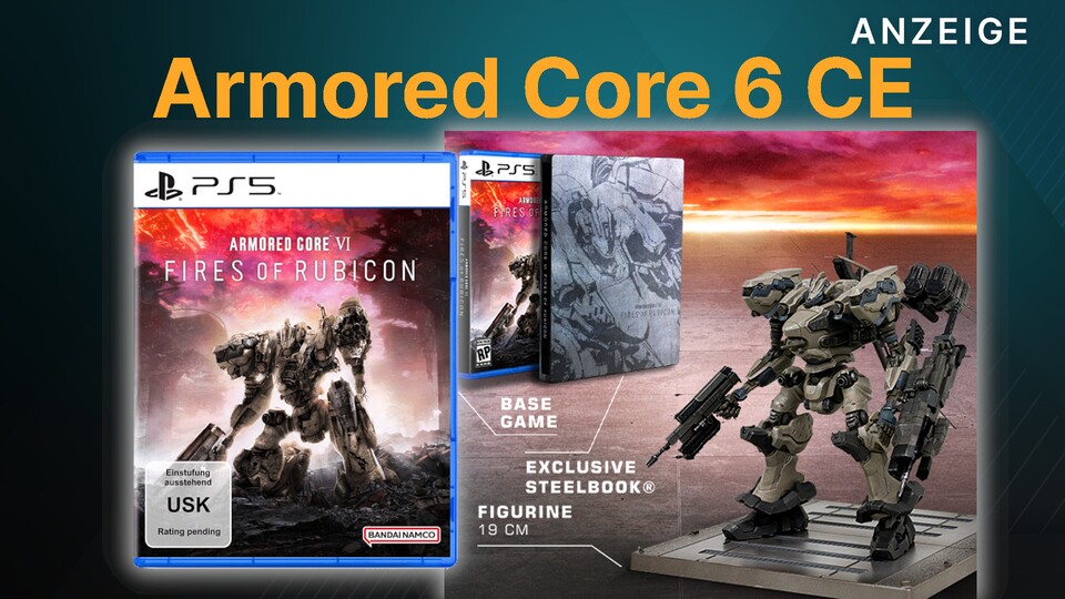 Bei Amazon könnt ihr die Armored Core 6 Collectors Edition jetzt für PS5 vorbestellen.