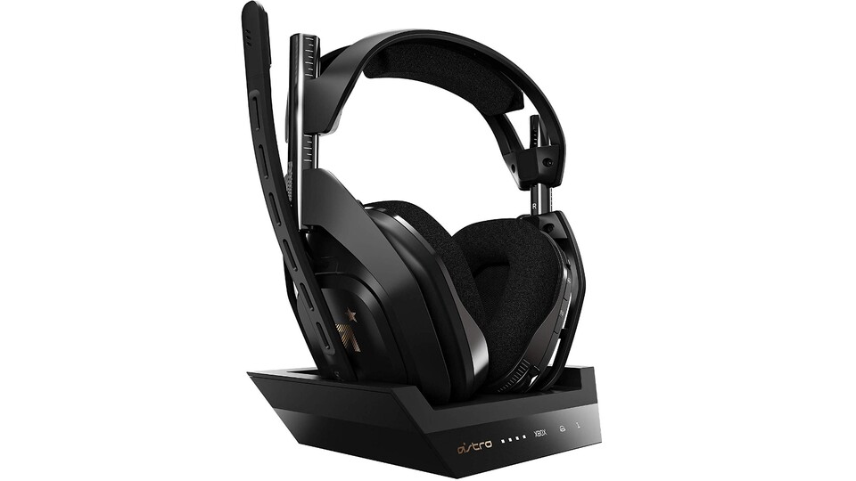 Das Astro Gaming A50 Headset bietet viele Features, aber keine alternative Verbindung per 3,5-mm-Stecker.