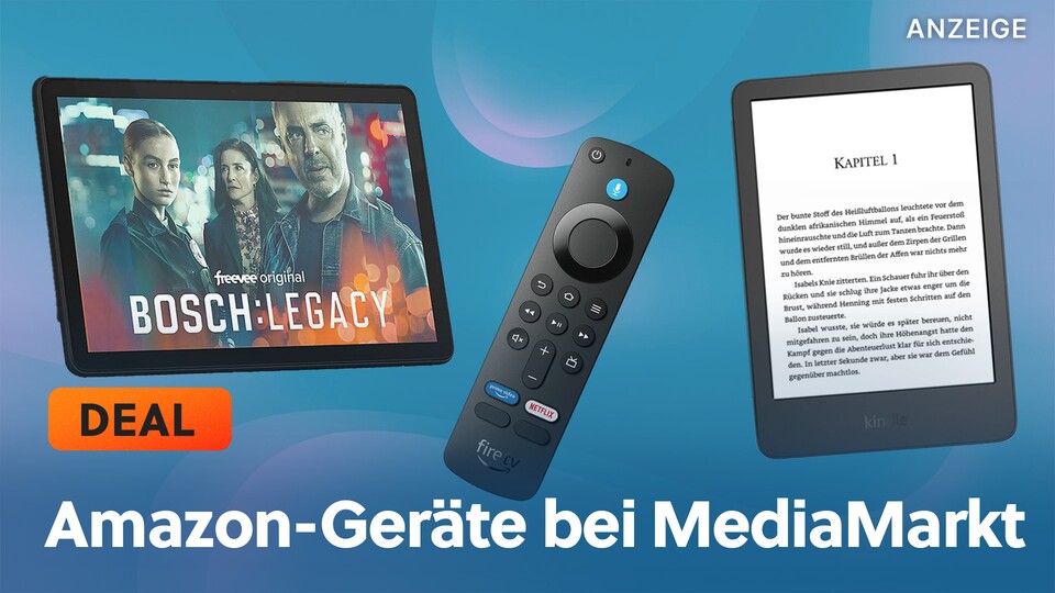 MediaMarkt lockt mit starken Preisen für Amazon-Produkte.