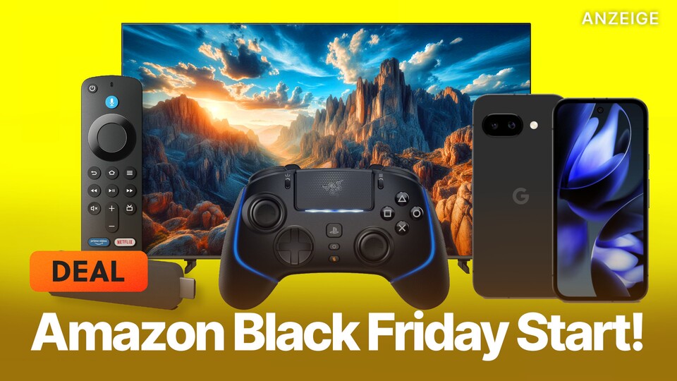 Der Amazon Black Friday Sale mit tausenden Angeboten startet endlich. Wir zeigen euch die Highlights.