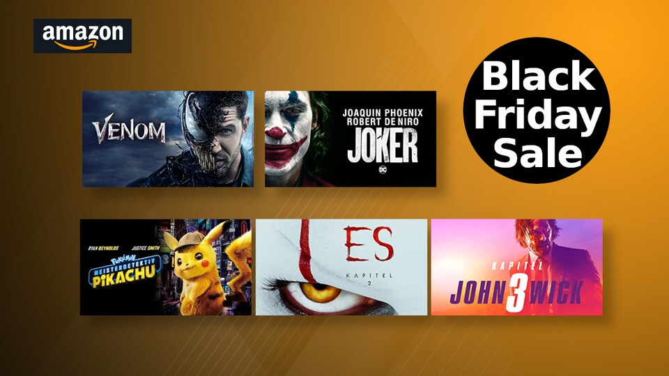 Auf Amazon Prime Video gibt es während der Black Friday Woche eine Menge Filme günstiger.