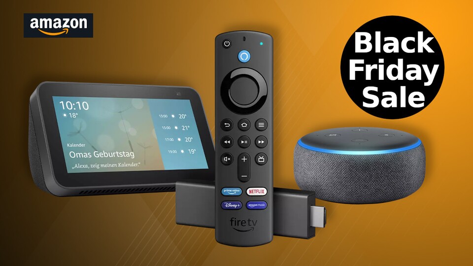 Bei Amazon gibt es gerade verschiedene Bundles mit hauseigenen Produkten wie dem Fire TV Stick und Echo-Lautsprechern günstiger.