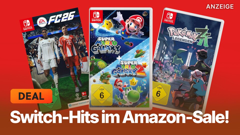 Jetzt könnt ihr im Amazon Black Friday Sale zahlreiche Switch-Spiele günstig abstauben. Die besten Angebote könnten aber schnell weg sein.