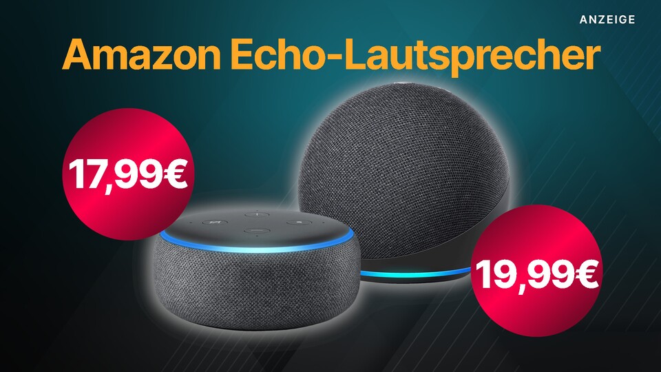 Als Vorgeschmack auf den Prime Day gibt es bei Amazon jetzt sowohl den flachen Echo Dot Gen 3 als auch den runden Echo Dot Gen 4 sehr günstig im Angebot.