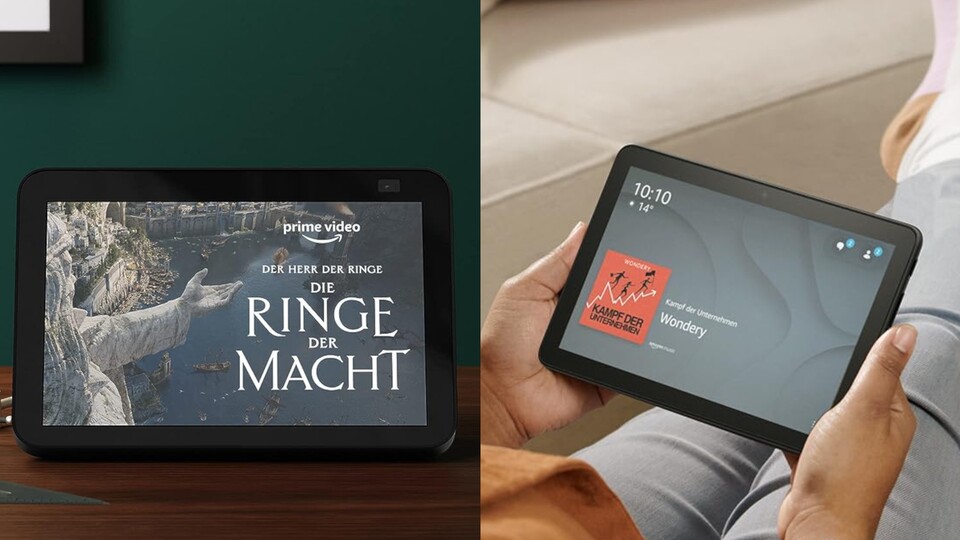 Ein paar Amazon-Geräte wie den Amazon Echo Show 8 und das Fire HD 8 Tablet gibts schon vorab im Oster-Angebot.